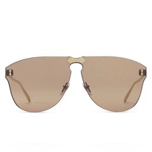 Gucci Aviator Gold Lense Glasses